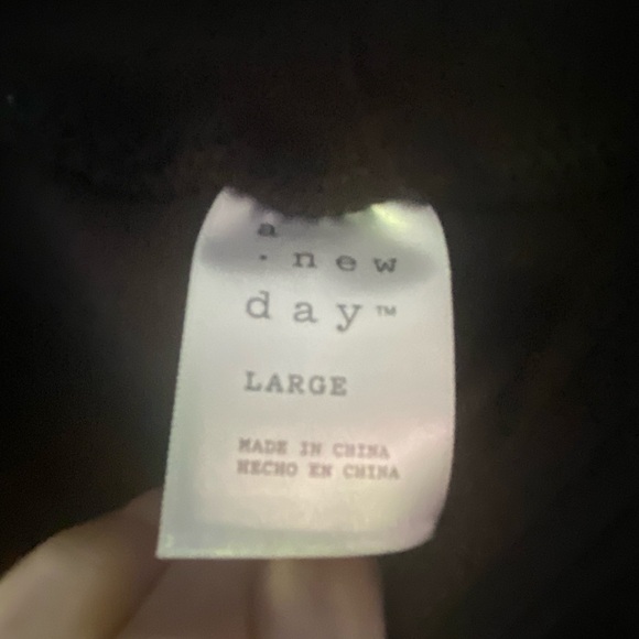 A New Day - Black Cargo Jogger Pants Large - Picture 3 of 5